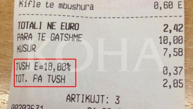 U ul apo nuk u ul TVSH-ja?