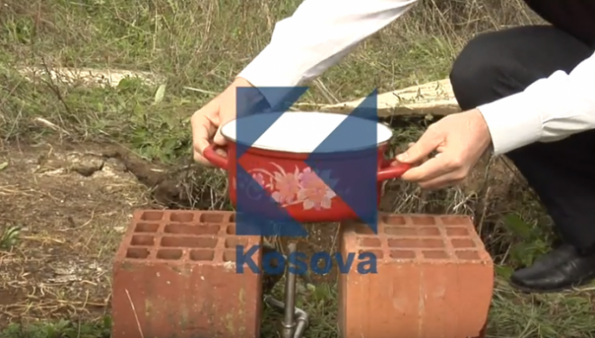 Lipjan: Në vend të ujit gjejnë gaz natyror (VIDEO)