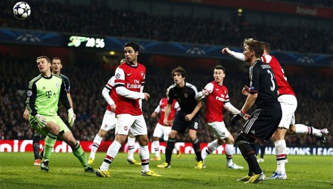 Arsenali luan gjithçka ndaj Bayern Munchen