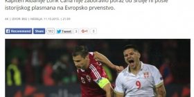 Serbët reagojnë për thumbimin e kapitenit kuqezi (Foto)