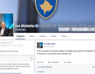 Mustafa fshin edhe postimin për Haradinajn, thotë se s’e shkroi ai