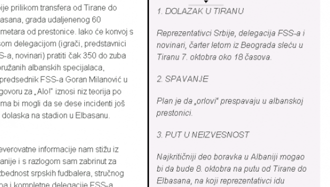 Serbia, një natë në Tiranë dhe me 350 policë drejt Elbasanit