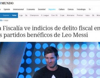 Messi denoncon për shpifje gazetën “El Mundo” (Foto)