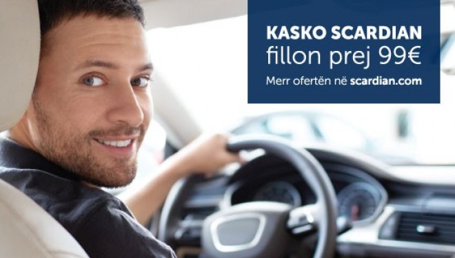Ofertë fantastike në tregun e sigurimeve – Scardian lanson produktin “Kasko Scardian”