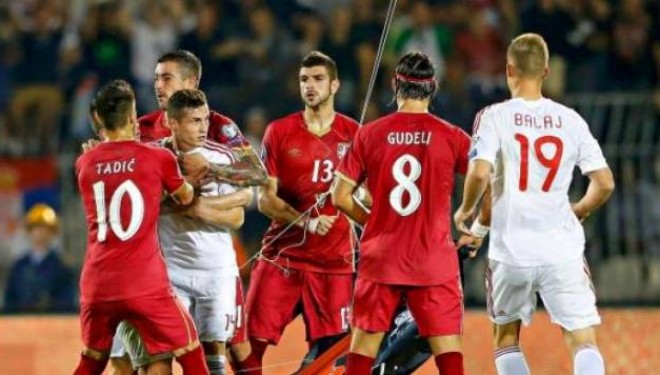 Përgjigjet Taulant Xhaka, a ka një grusht për serbët?