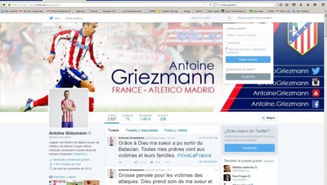 Motra e Griezmann shpëtoi nga masakra në “Bataclan”
