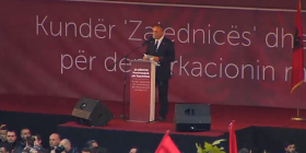 Haradinaj: Ja pse u largova nga manifestimi kur po fliste Albin Kurti