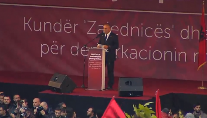 Haradinaj: Ja pse u largova nga manifestimi kur po fliste Albin Kurti