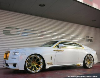 Rolls-Royce Wraith me disa pjesë nga ari (Foto)