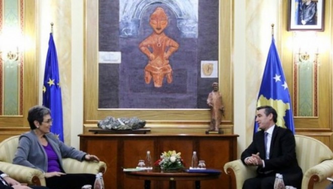 Kryetari Veseli priti nënkryetaren e Parlamentit Evropian, Ulrike Lunaçek