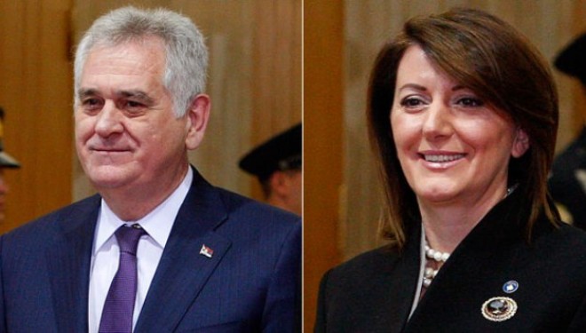 Nikoliq e Jahjaga në një tavolinë, nuk ia thonë asnjë fjalë njëri-tjetrit