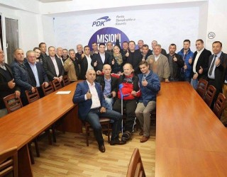 Zenun Pajaziti, merr mbështetje të fuqishme nga kryetarët e nëndegëve të PDK-s