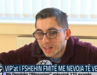 VIP’at i fshehin fmitë me nevoja të veçanta (Video)