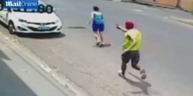 Momenti i tmerrshëm kur polici vret gruan e tij me pistoletë (Kujdes! Pamje të rënda)