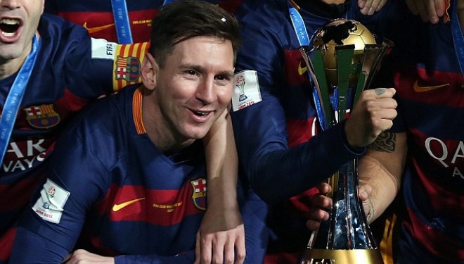 Trofet  e Lionel Messit me Barcelonën