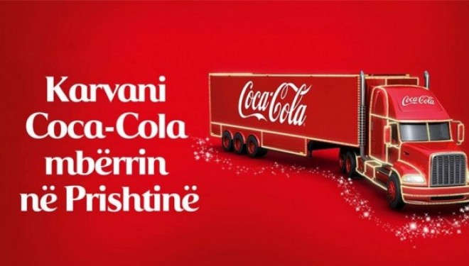 Misioni humanitar i Karvanit Coca-Cola të Vitit të Ri do të mbërrijë në Prishtinë më 11 dhjetor në sheshin Newborn