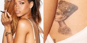 Rihanna e çmendur pas tatuazhe në çdo pjesë të trupit