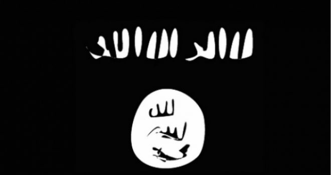Flamur i ISIS-it në kioskën e gazetave në Vlorë