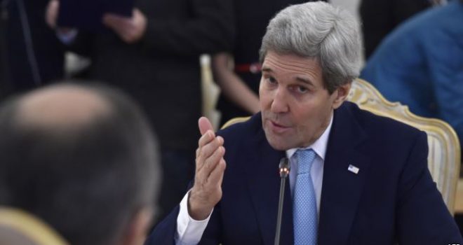 Kosova një nga tre pikat e agjendës së Sekretarit Kerry në Tiranë