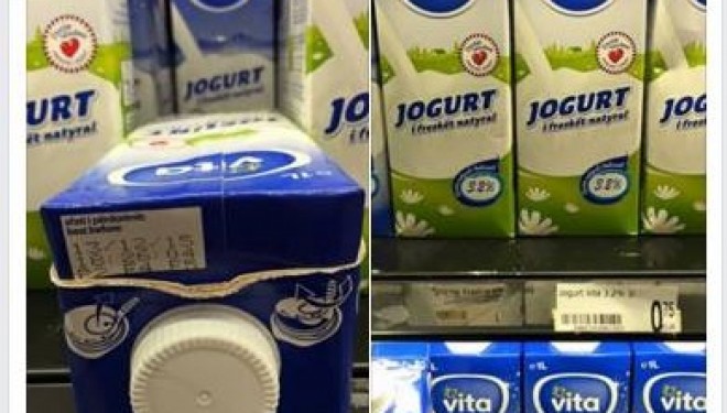 Skandal: Qumështi VITA në treg me afat të skaduar (Foto)