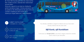 Shqipëria në Euro 2016, votim për sloganin e autobusit (Video)