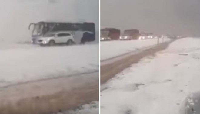 Bora mbulon rrugën nga Meka për në Medine (VIDEO)