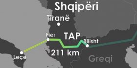 Tubacionet e para të gazsjellësit TAP mbrrijnë në Durrës
