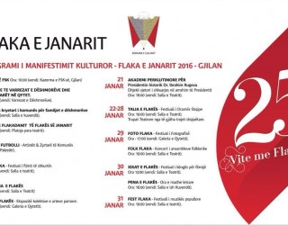 Programi i manifestimit “Flaka e Janarit 2016”