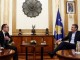 Seremb Gjergji e dorëzon në Kuvend kandidaturën për President