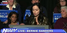Eliza Dushku kundër Hillary Clintonit, pro Bernie Sandersit (Foto)