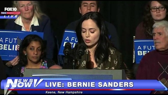 Eliza Dushku kundër Hillary Clintonit, pro Bernie Sandersit (Foto)