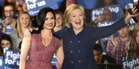Demi Lovato deklaron mbështetjen për Hilary Clinton / FOTO