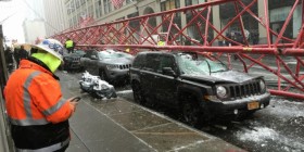 Në Manhattan rrëzohet vinçi, ka viktima (Foto)