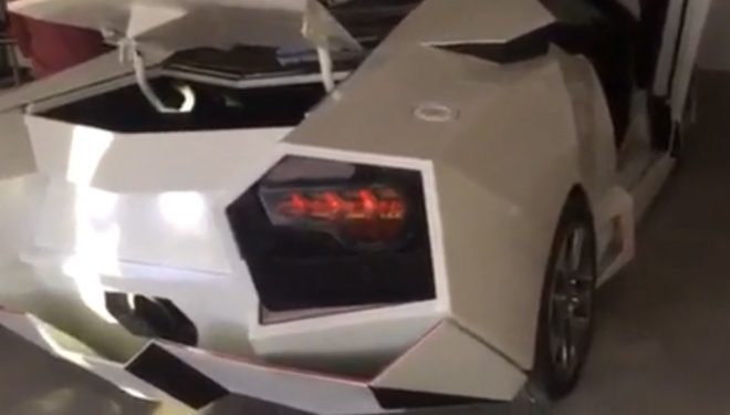 Ky është Lamborghini i krijuar nga dora e një gjilanasi (Foto/Video)