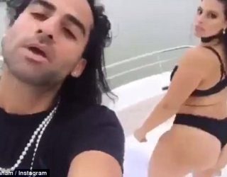 Kërcimi provokues i modeles së bëshme (Video)