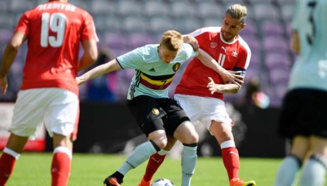 Belgjika mund Zvicrën me dyshen Lukaku-De Bruyne
