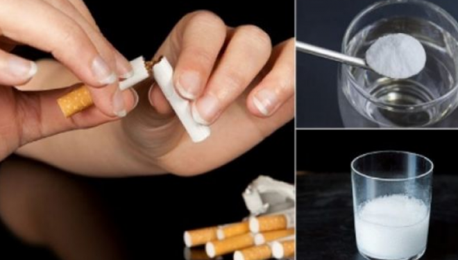 Dëshironi të lini duhanin? Soda e bukës do t’ju ndihmojë