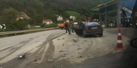 Aksident në magjistralen Prishtinë–Gjilan (Foto)