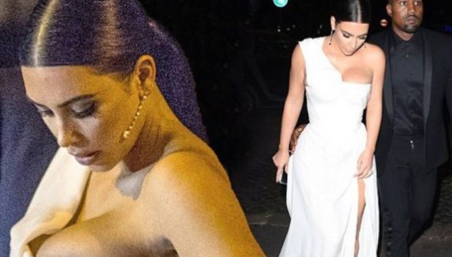 Kim Kardashian mezi i mban gjinjtë nën kontroll (Foto)