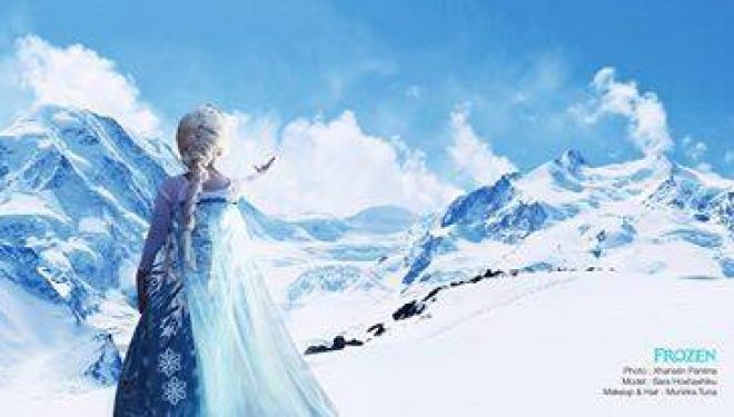 Modelja junior, Sara Hoxhaxhiku, sjell risi me setin fotografik “Frozen”