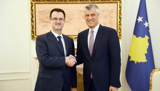 Thaçi për Ferid Aganin: Le të jetë shembull i etikës institucionale