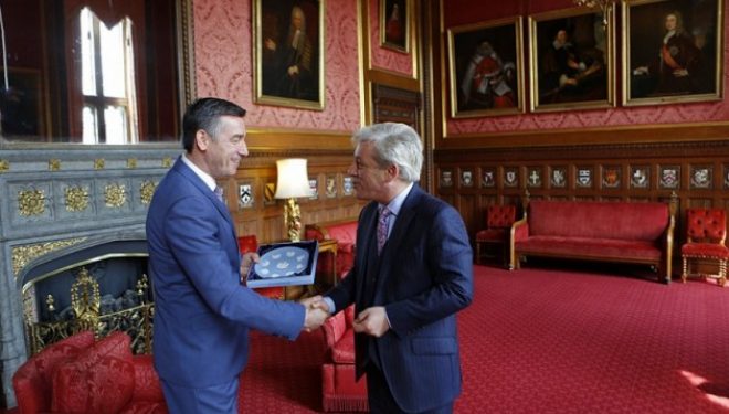 Veseli takon kryetarin e Dhomës së Përfaqësuesve, John Bercow