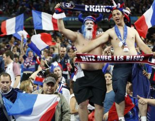 Përkrahës te kombëtares franceze në futboll, 10 qershor 2016