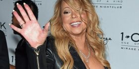 Mariah Carey del vetëm me mbathje në tapetin e kuq (Fotot)
