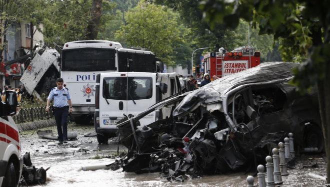 11 të vrarë nga shpërthimi në Stamboll