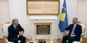 Thaçi pret në takim shefin e ri të EULEX-it, Bernd Thran