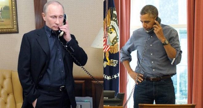 Obama, Putin bisedojnë për Sirinë