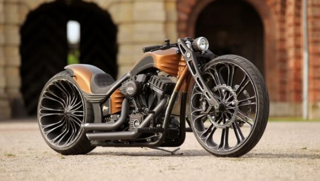 Harley Davidson, personalizuar në vepra arti (Foto/Video)