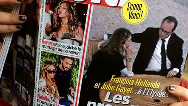Francë, gjobitet tabloidi që publikoi fotot e Hollande me partneren Gayet