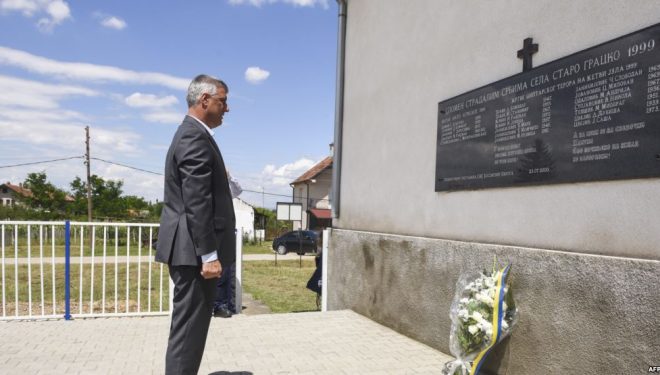 Nderimi i Thaçit në Grackë midis gjestit politik dhe pajtimit